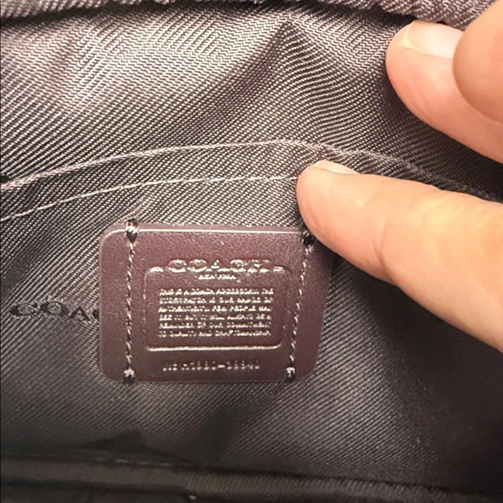 Coach Gold Pebbled Leather Crossbody
